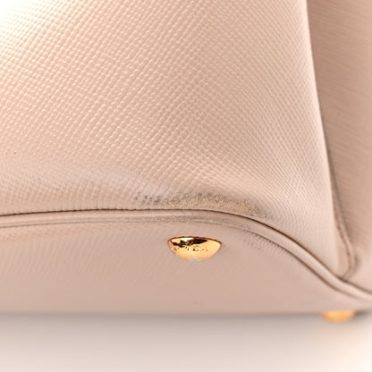 Prada Saffiano Cuir Large Double Bag Cammeo 12 of 13