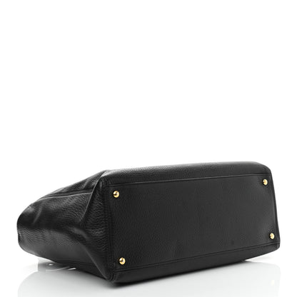 Chanel Calfskin Cerf Executive Shopper Tote Black 4 of 17
