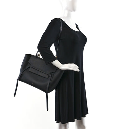 Celine Grained Calfskin Mini Belt Bag Black 2 of 9