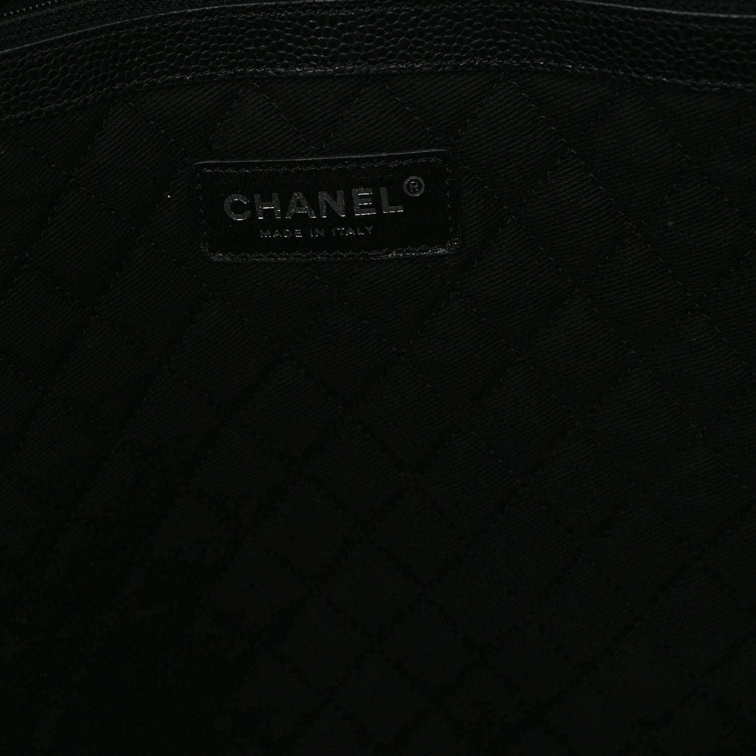 Chanel Coated Canvas Coco Small Tote Black 7 of 12