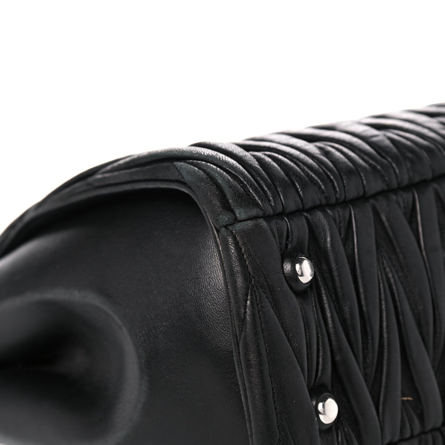 Nappa Matelasse Tote Black