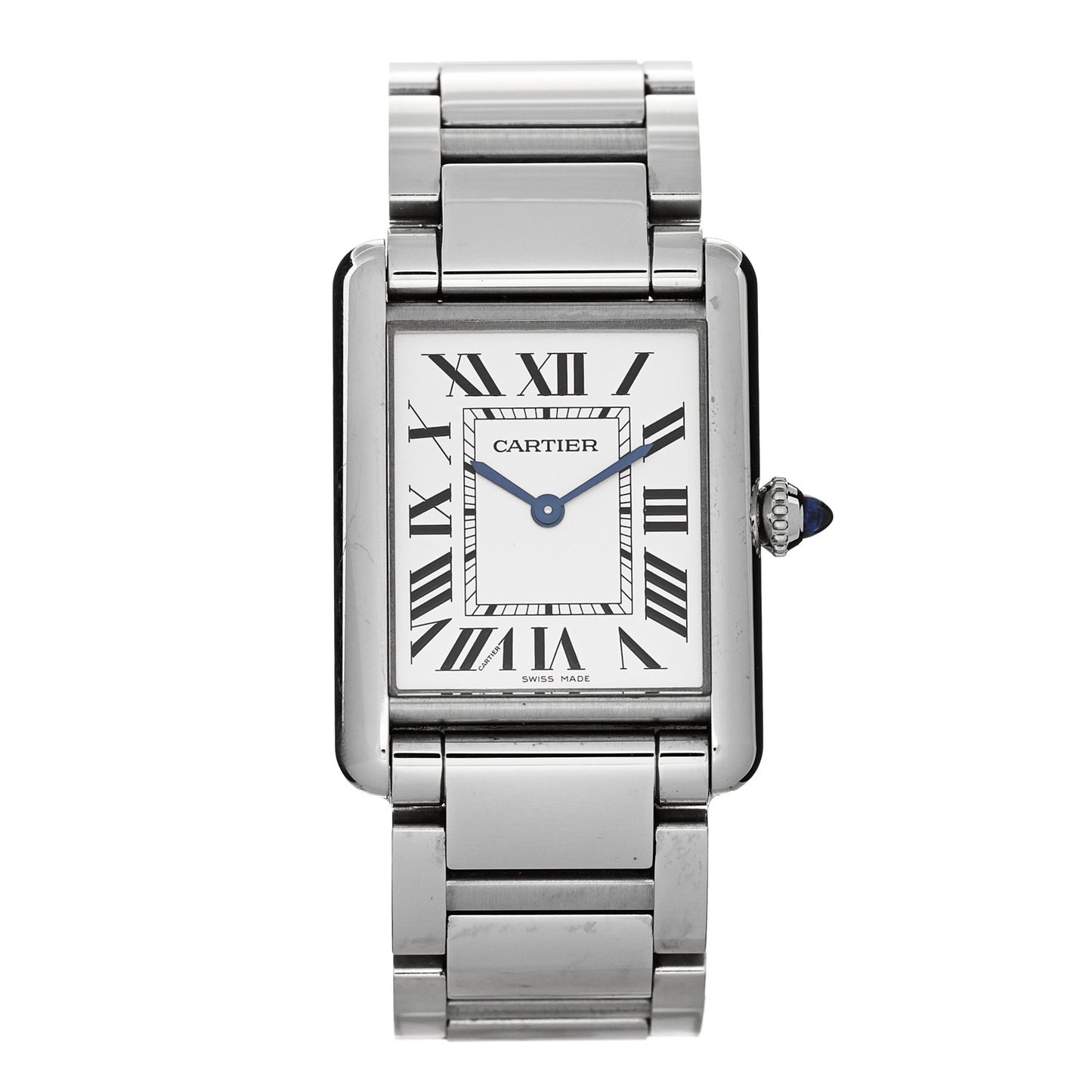 Stainless Steel 25mm Must de Cartier Tank Quartz Watch