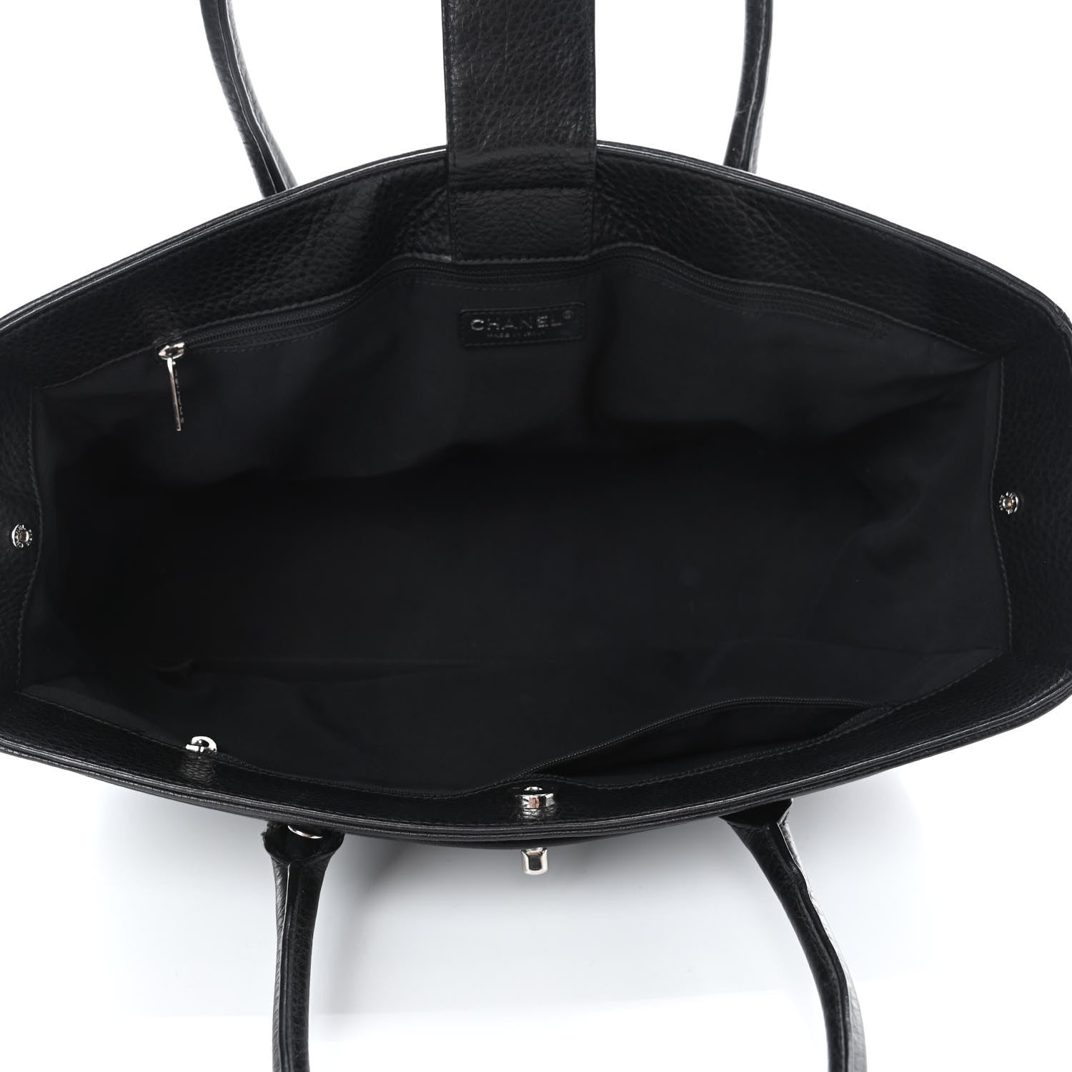Chanel Calfskin Cerf Executive Shopper Tote Black 5 of 6