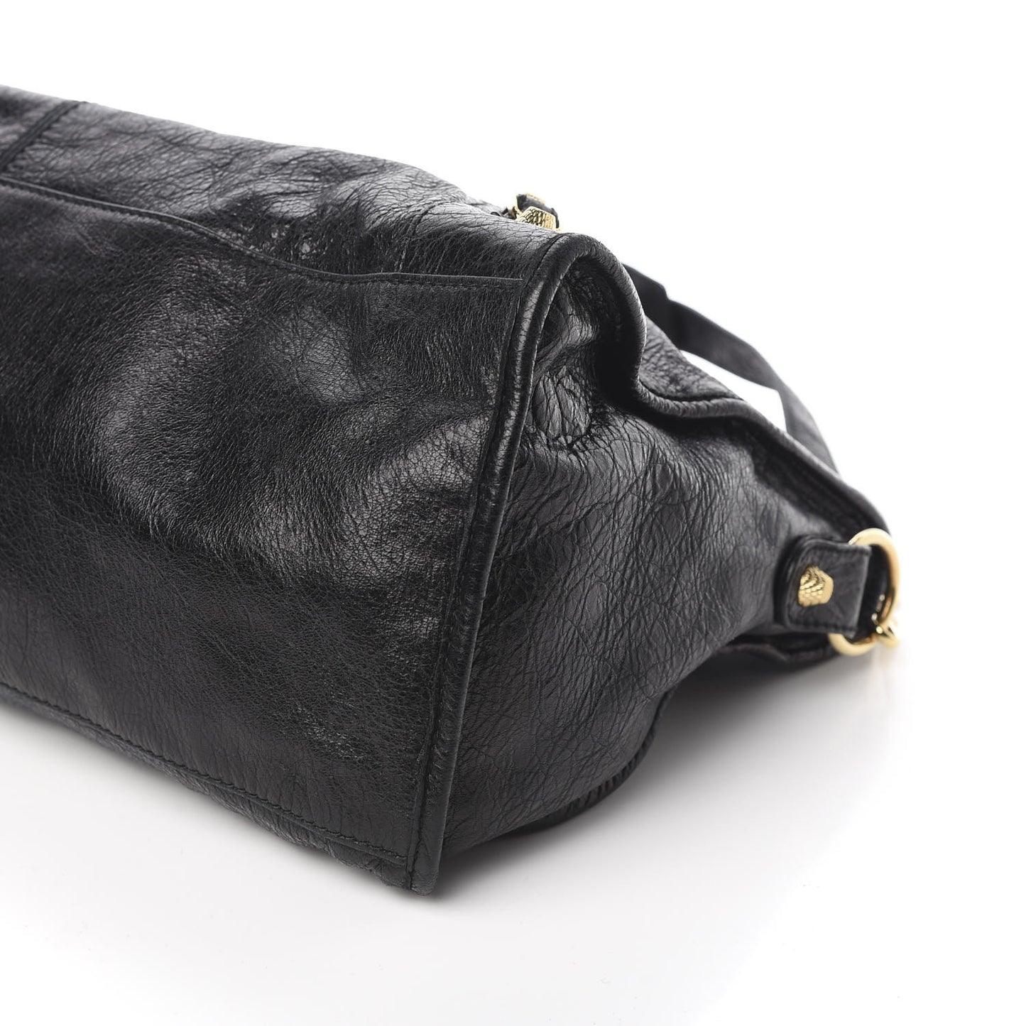 Agneau Giant 12 Gold Hardware Part Time Black