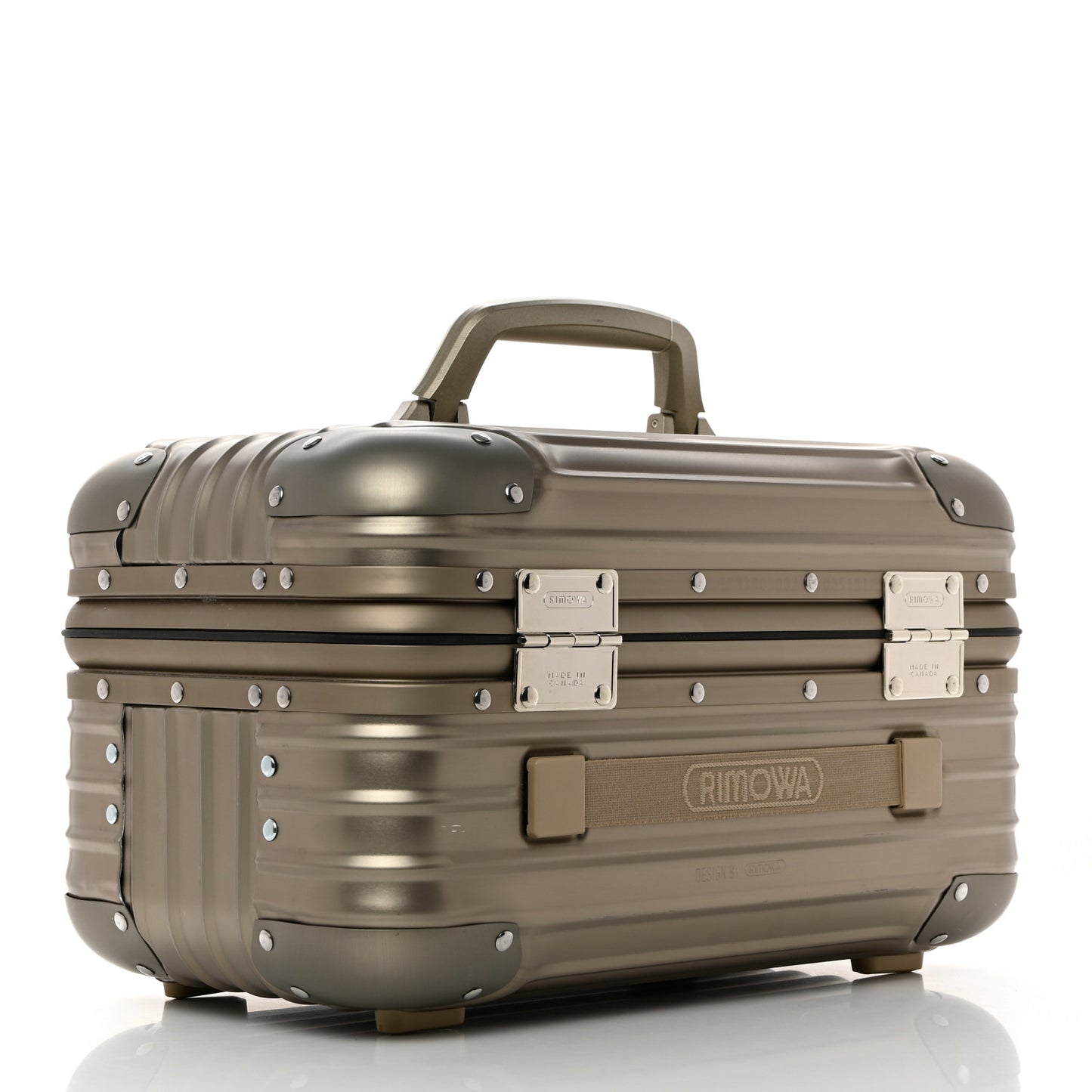 Aluminum Topas Vanity Case Titanium