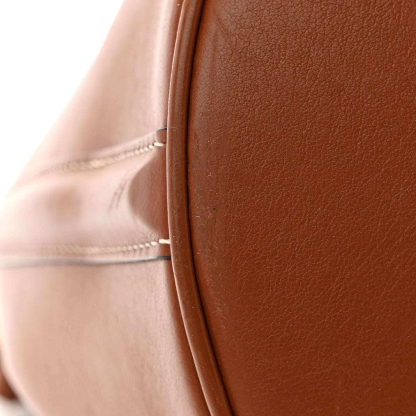 Smooth Calfskin Bucket 16 Bag Tan