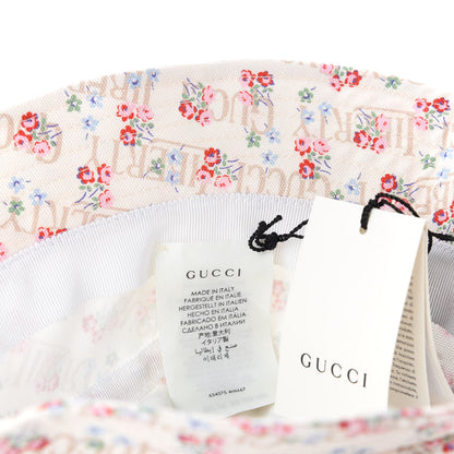 Gucci X LIBERTY OF LONDON Canvas Floral Print London Bucket Hat M White 7 of 7