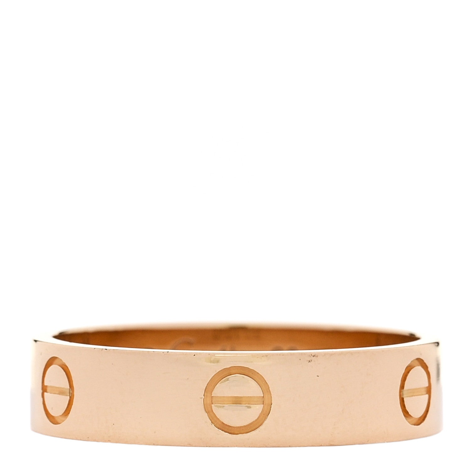 Cartier 18K Yellow Gold 5.5mm LOVE Ring 68 12.25 1 of 5
