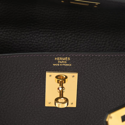 Hermes Taurillon Clemence Kelly Retourne 28 Prunoir 6 of 12