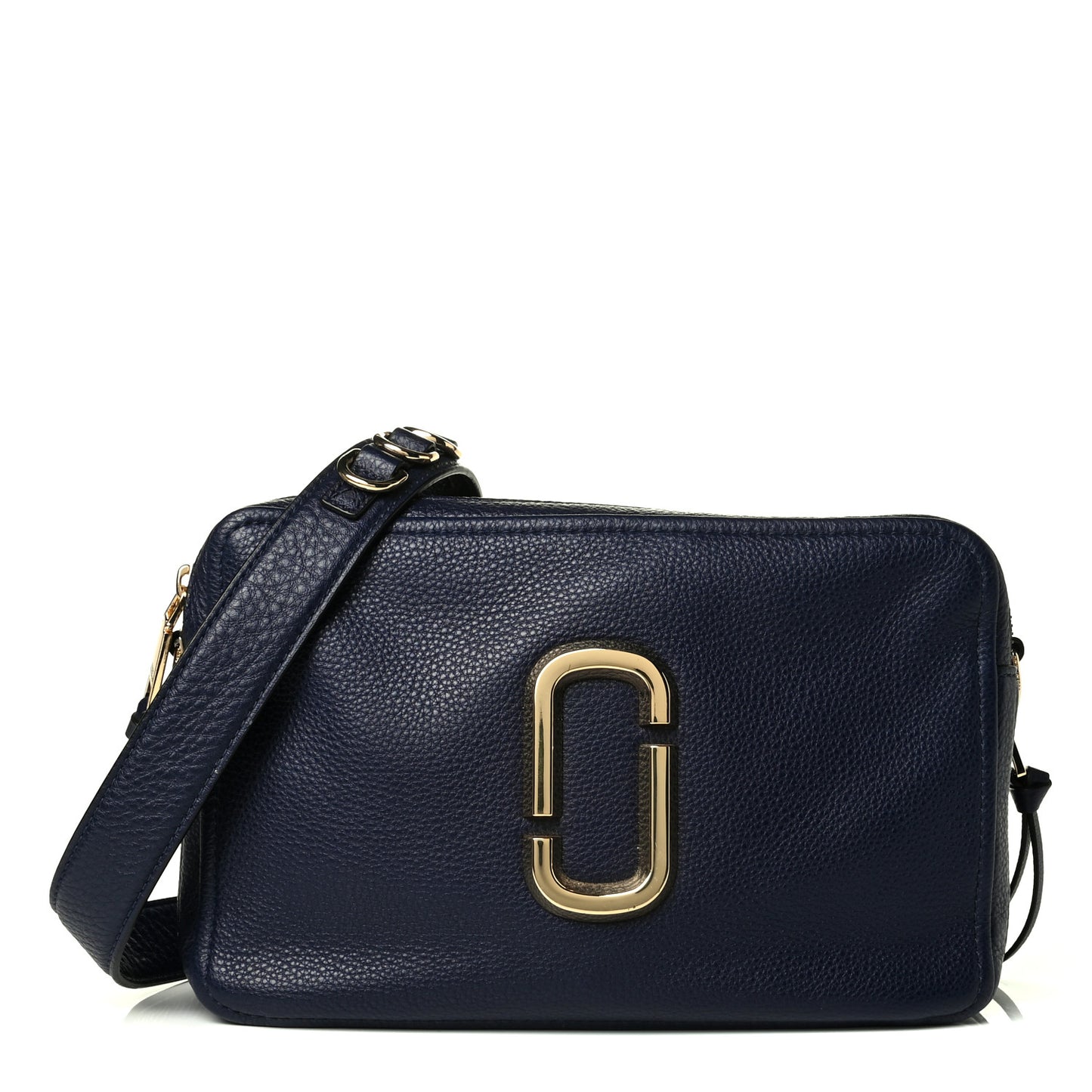 Supple Natural Grain Calfskin The Softshot 27 Bag Navy
