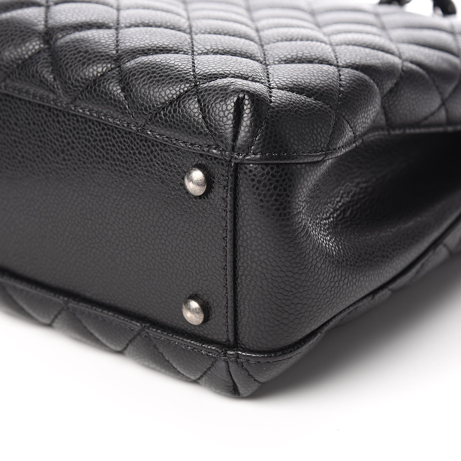 Chanel Caviar Quilted Small City Shopping Tote Black 9 of 12