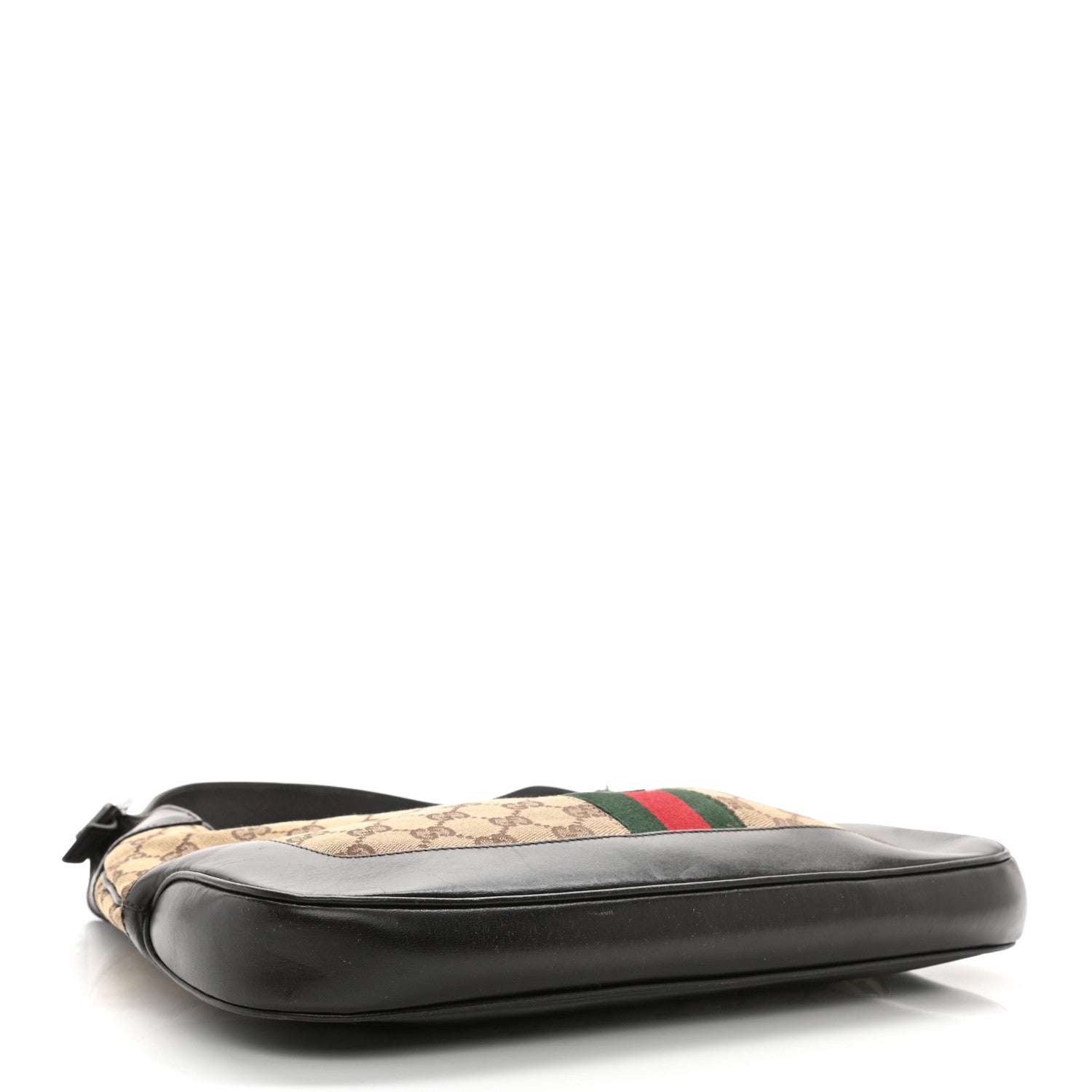 Gucci Monogram Web Jackie O Hobo Dark Brown 4 of 12