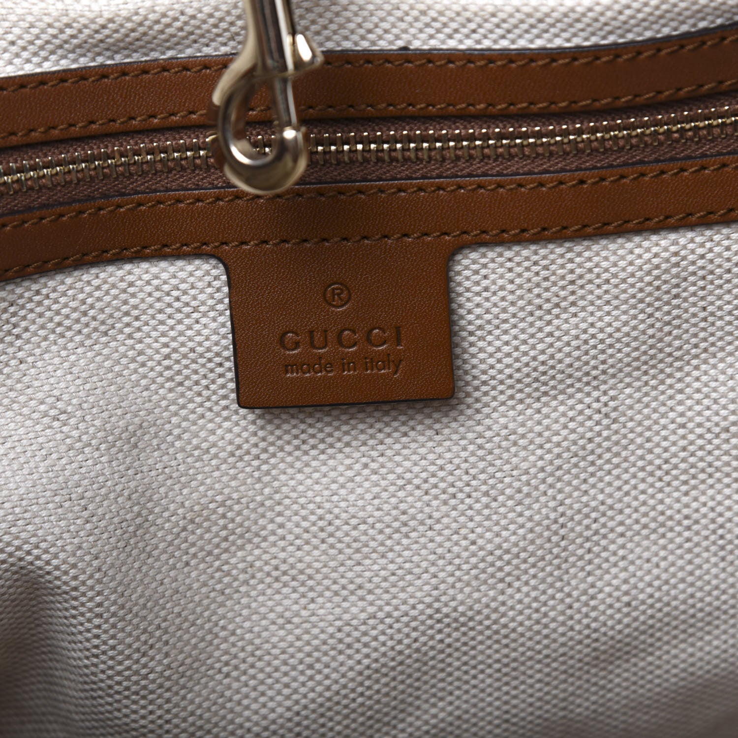 Gucci Monogram Medium Brick Lane Tote Brown 10 of 13