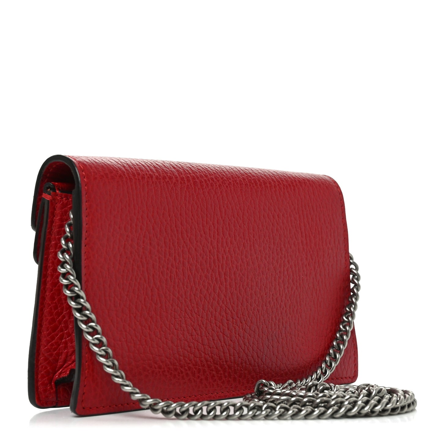 Calfskin Super Mini Dionysus Shoulder Bag Hibiscus Red