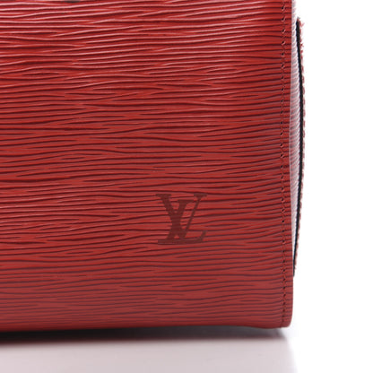 Louis Vuitton Epi Speedy 30 Castillan Red 11 of 11