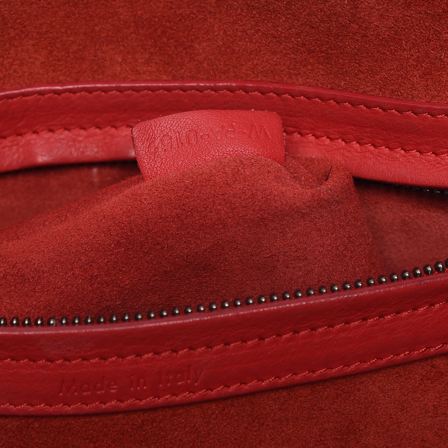Celine Supple Calfskin Medium Phantom Luggage Vermillion 6 of 18