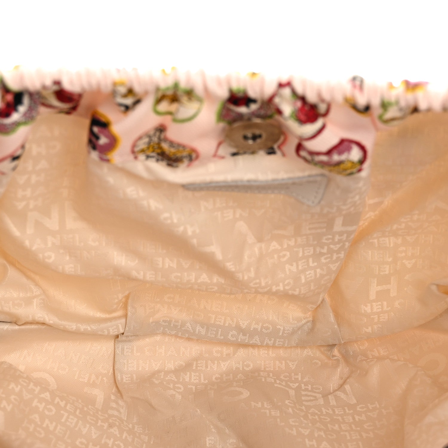 Chanel Canvas Coco Hearts Shoulder Bag Pink 5 of 14