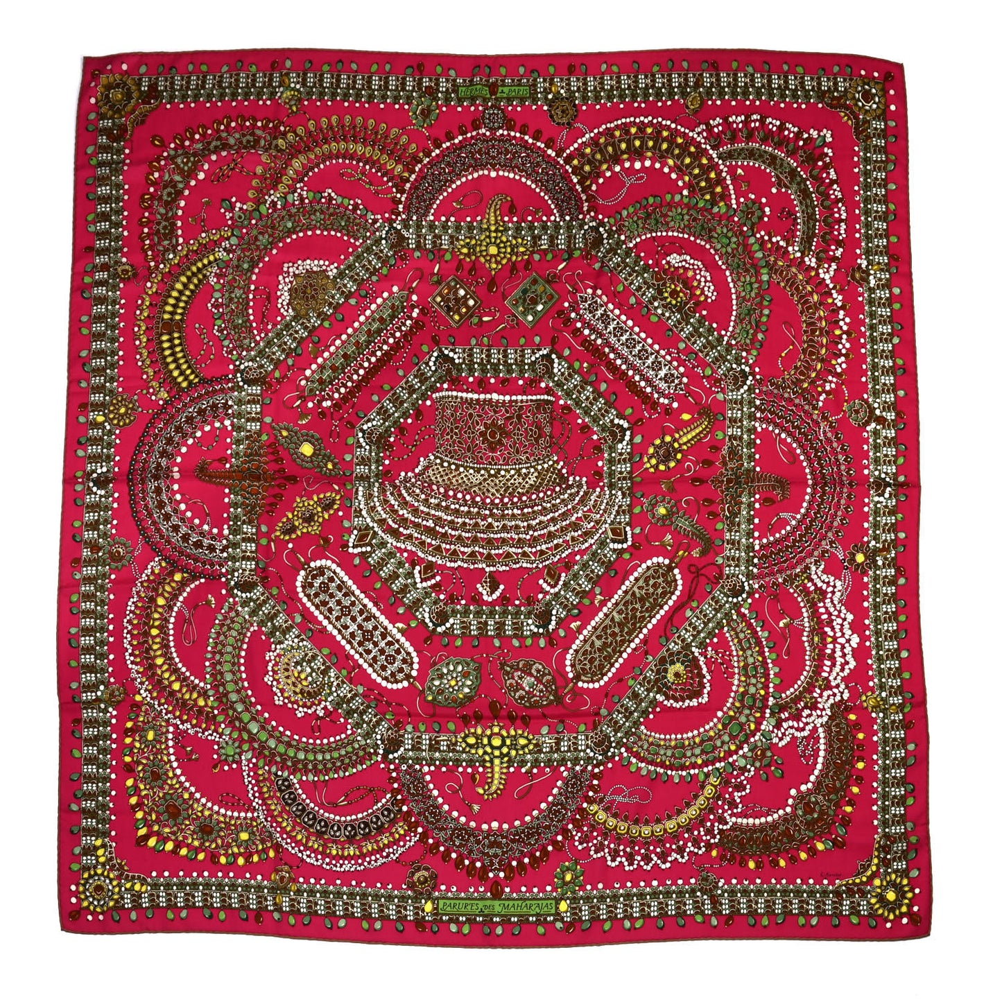 Cashmere Silk Parures Des Maharajas Shawl 140