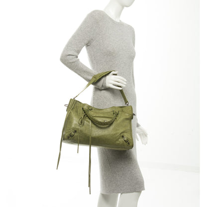 Balenciaga Agneau Classic Hardware City Light Olive 2 of 8