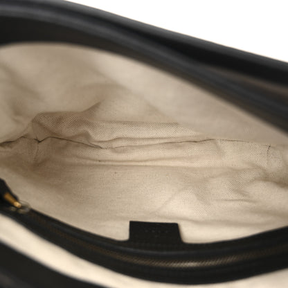 Gucci Cellarius Calfskin Feline GG Marmont Flap Shoulder Bag Black 5 of 10