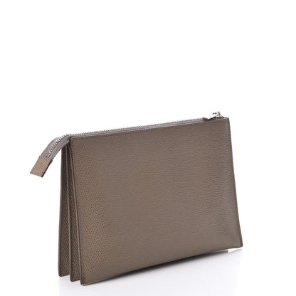 Celine Shiny Grained Calfskin Solo Trio Cosmetic Pouch 3 of 8