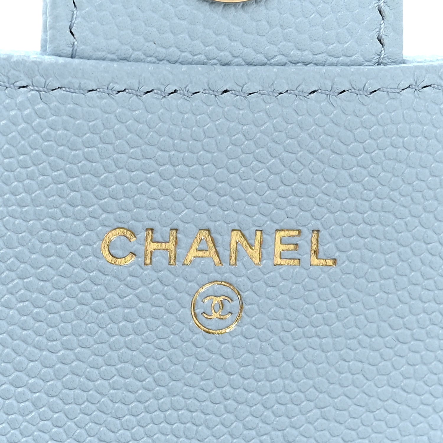 Chanel Caviar Quilted Mini Chain Bag Blue 6 of 11