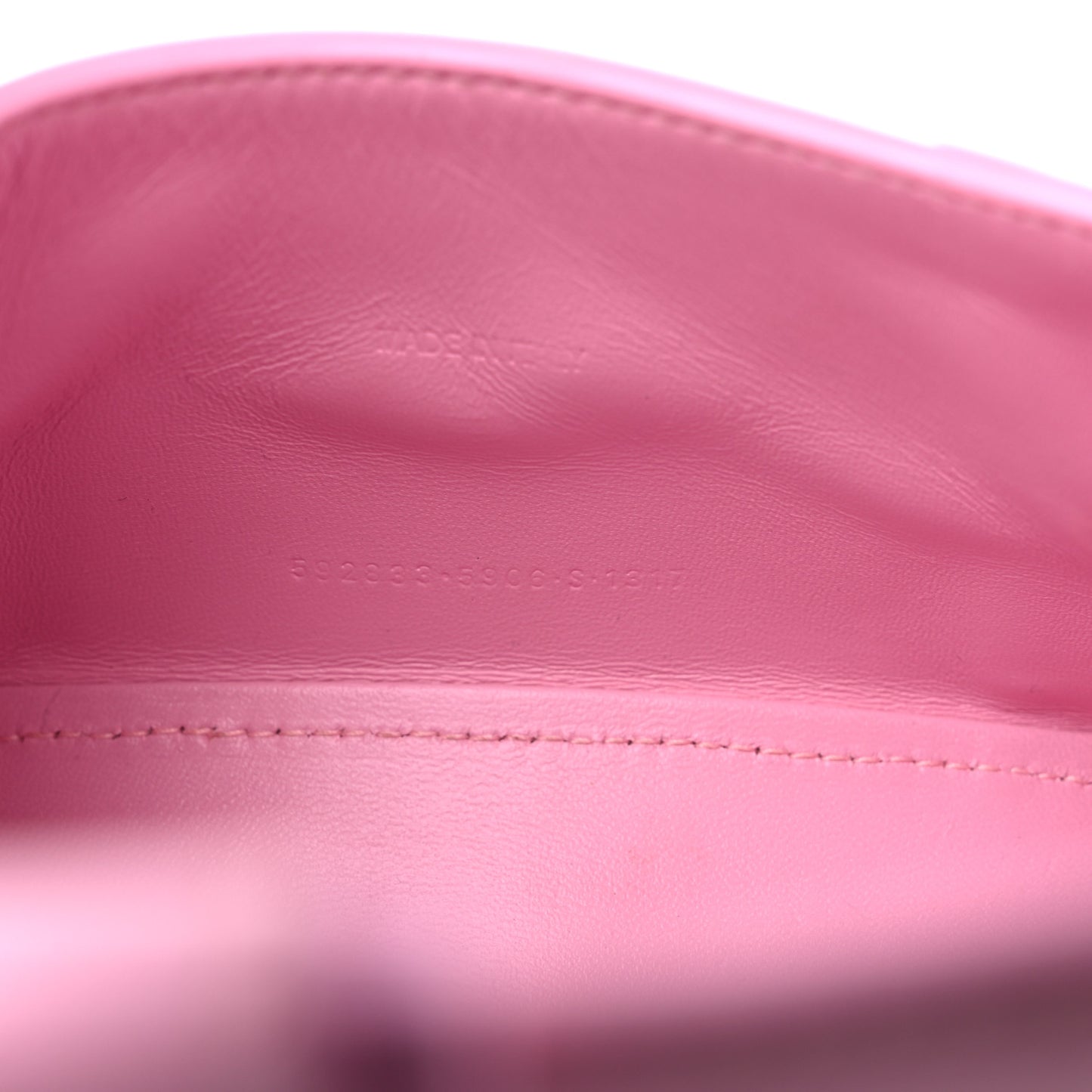 Shiny Box Calfskin Tonal B Hourglass Top Handle Bag XS Candy Pink