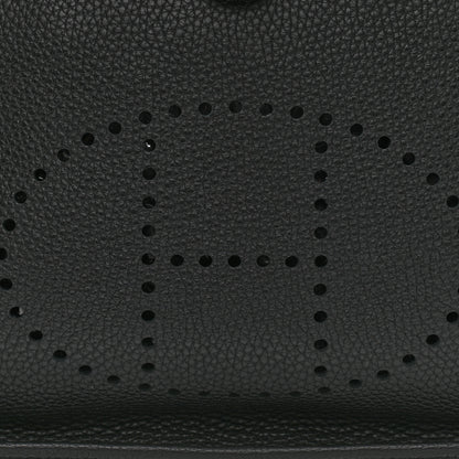 Hermes Taurillon Clemence Evelyne III PM Black 8 of 10
