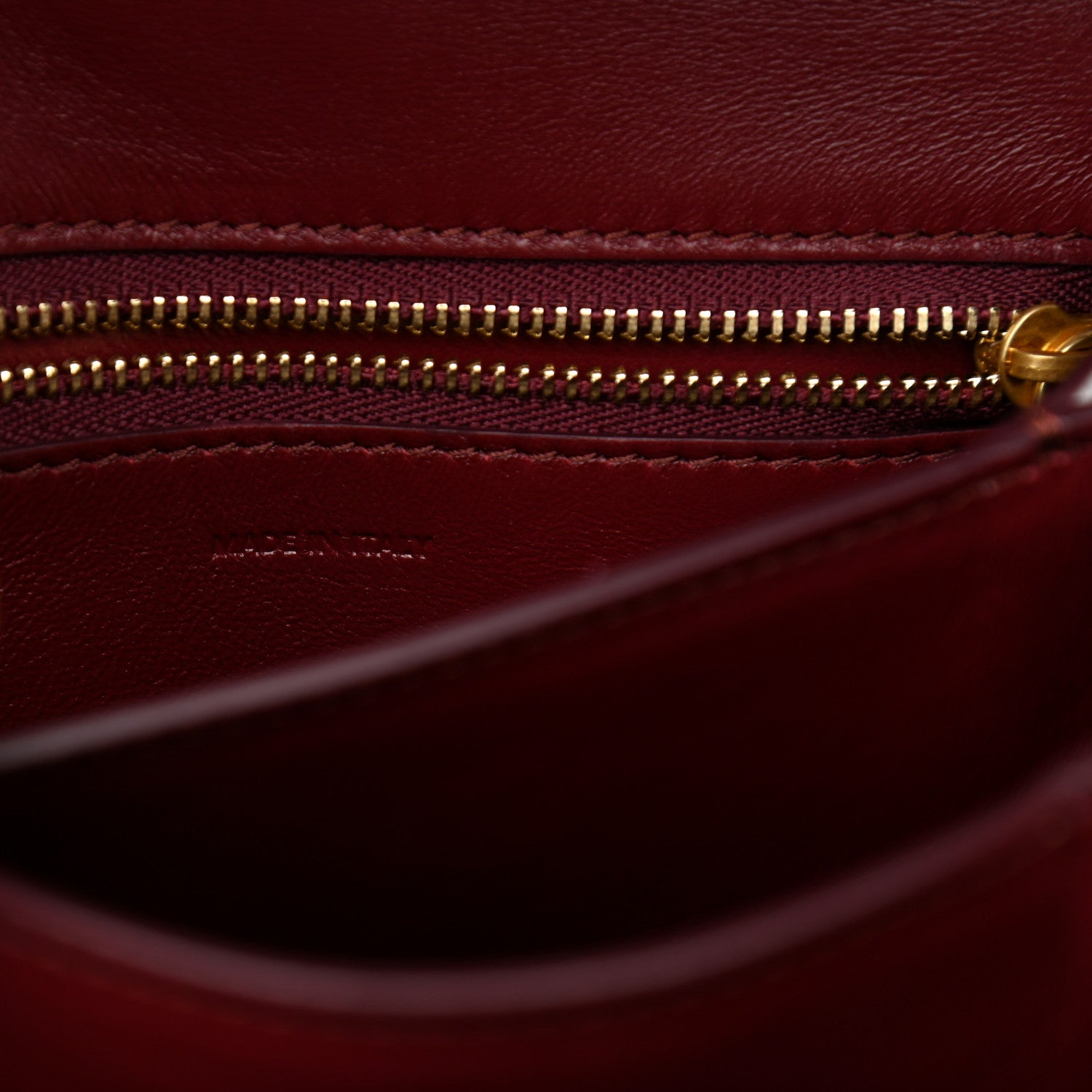 Celine Box Calfskin Small Classic Box Flap Bag Burgundy 7 of 8