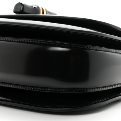 Gucci Shiny Polished Calfskin Medium Bamboo Diva Black 10 of 10