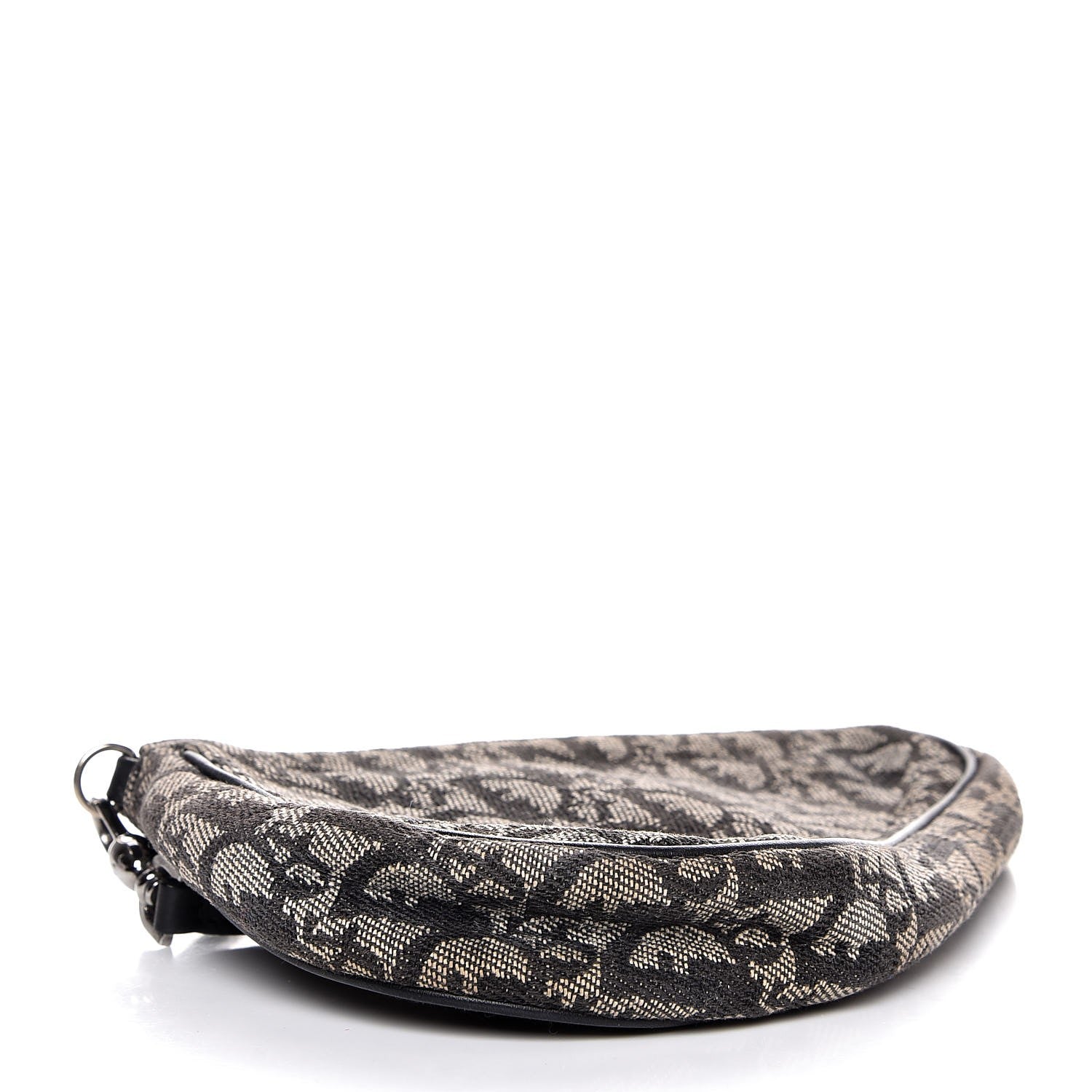 Christian Dior Monogram Mini Saddle Pochette Navy 4 of 7