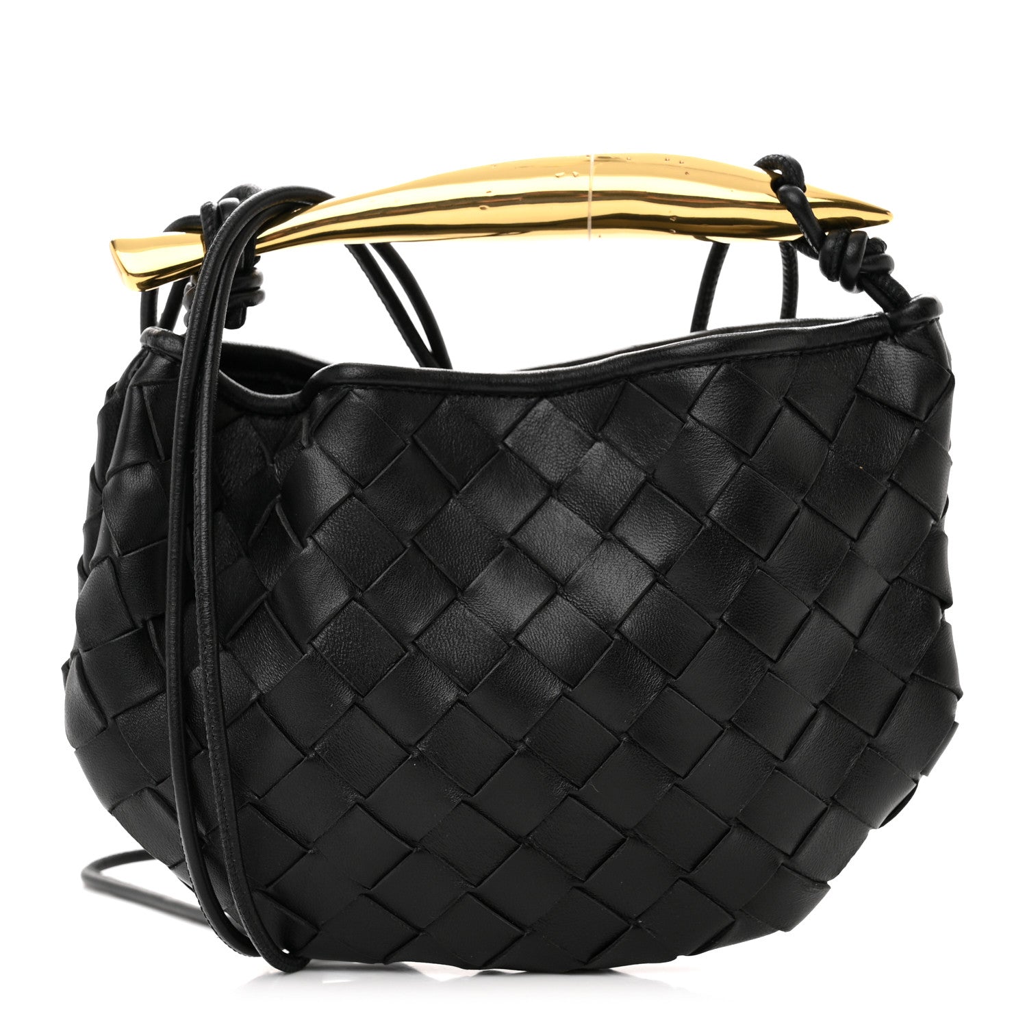 Bottega Veneta Nappa Intrecciato Mini Sardine Bag Black 1 of 9