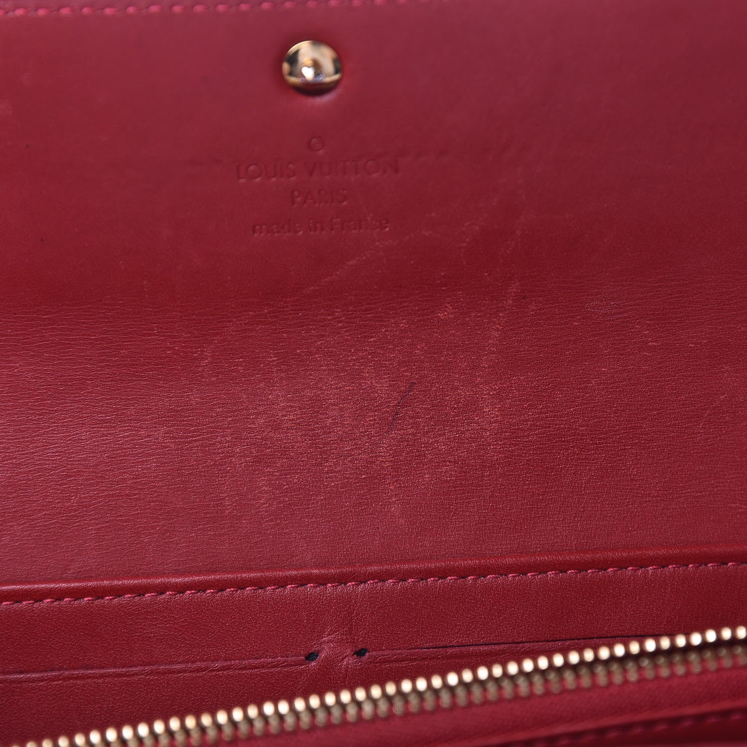 Louis Vuitton Vernis Sarah Wallet Pomme D'Amour 7 of 9
