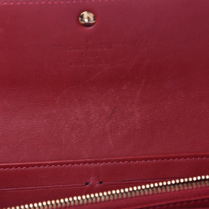 Louis Vuitton Vernis Sarah Wallet Pomme D'Amour 7 of 9