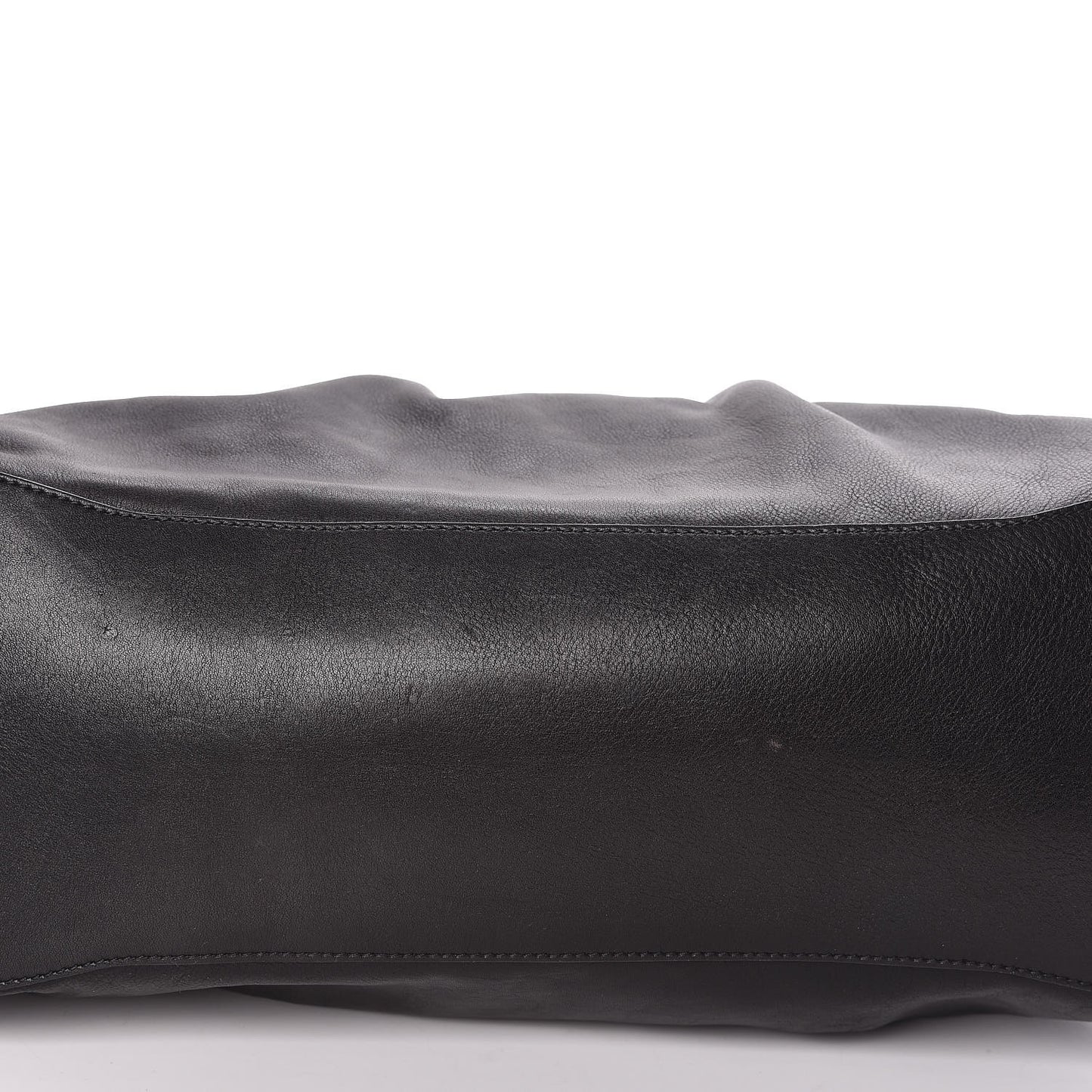 Soft Calfskin Dome Sachel Black