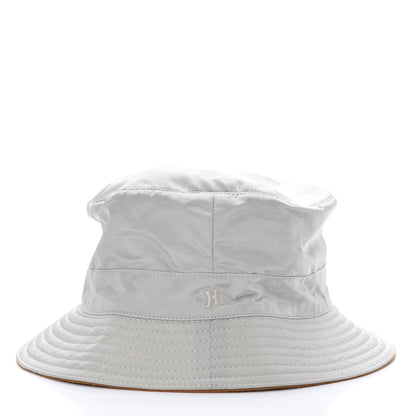 Hermes Polyester Nylon Bucket Hat 57 White 3 of 6