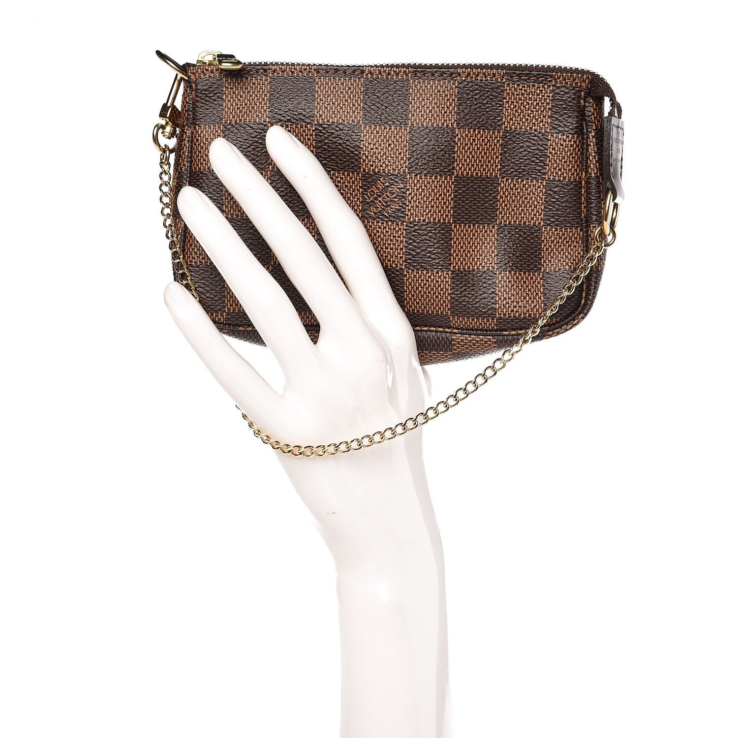 Louis Vuitton Damier Ebene Mini Pochette Accessories 2 of 7