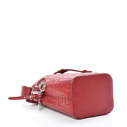 Fendi Vitello Liberty F is Fendi FF 1974 Embossed Mini Mon Tresor Bucket Bag Fragola 3 of 10