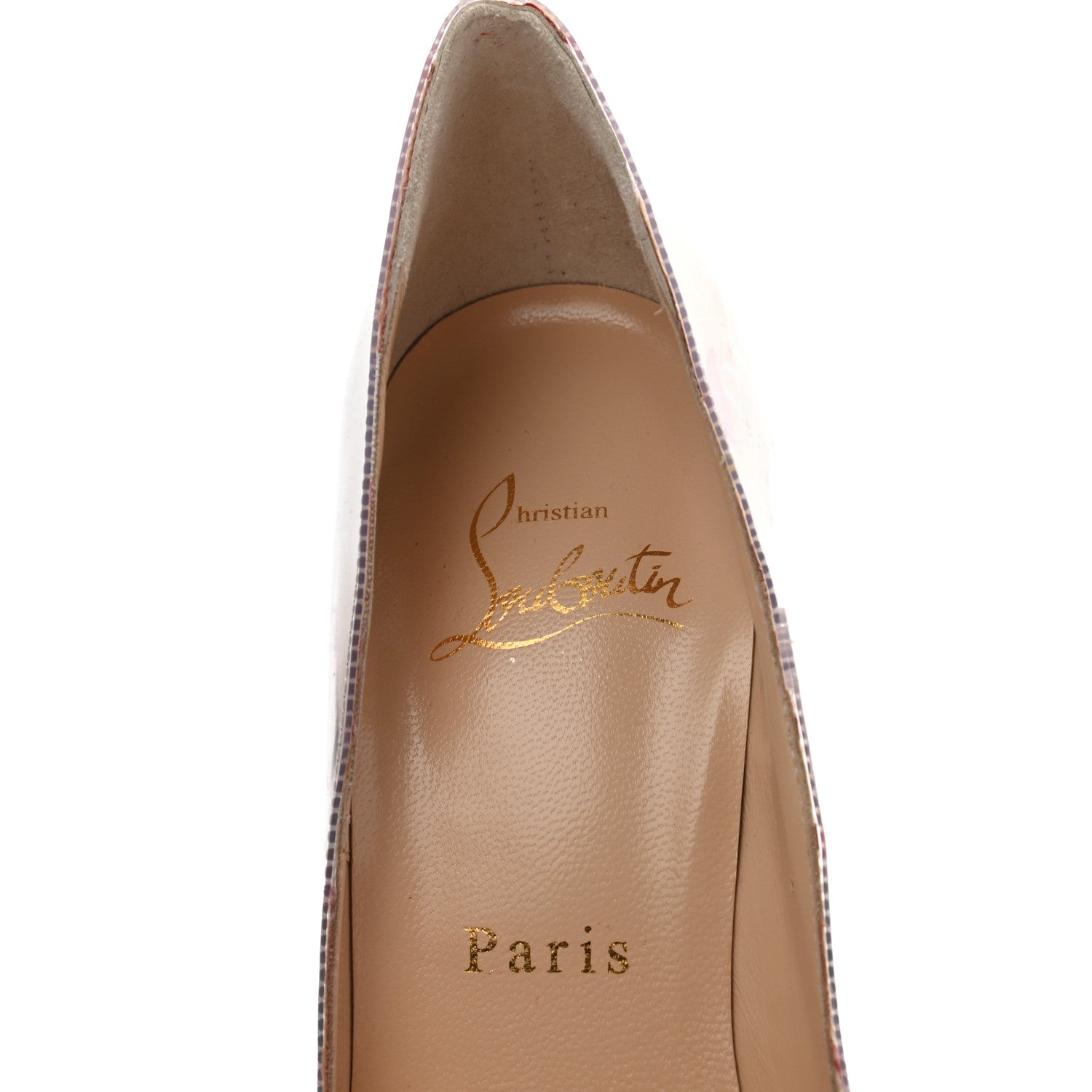 Christian Louboutin PVC Loubi Print So Kate 120 Pumps 35 Kraft 7 of 7
