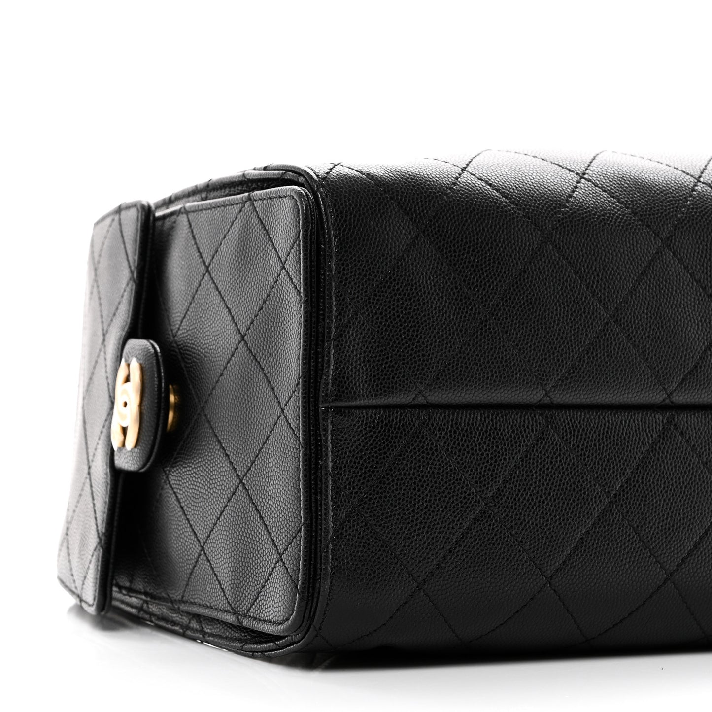 Caviar Quilted Small Chanel 25 Handbag Black