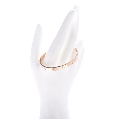 Cartier 18K Pink Gold LOVE Bracelet 17 2 of 5