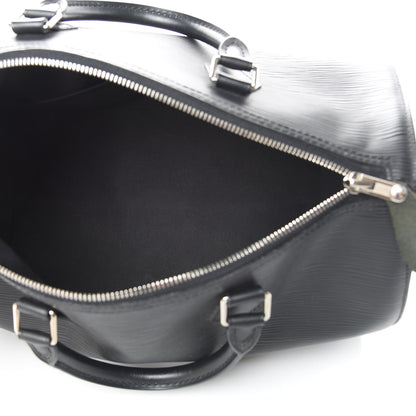 Louis Vuitton Epi Speedy 30 Black 5 of 11