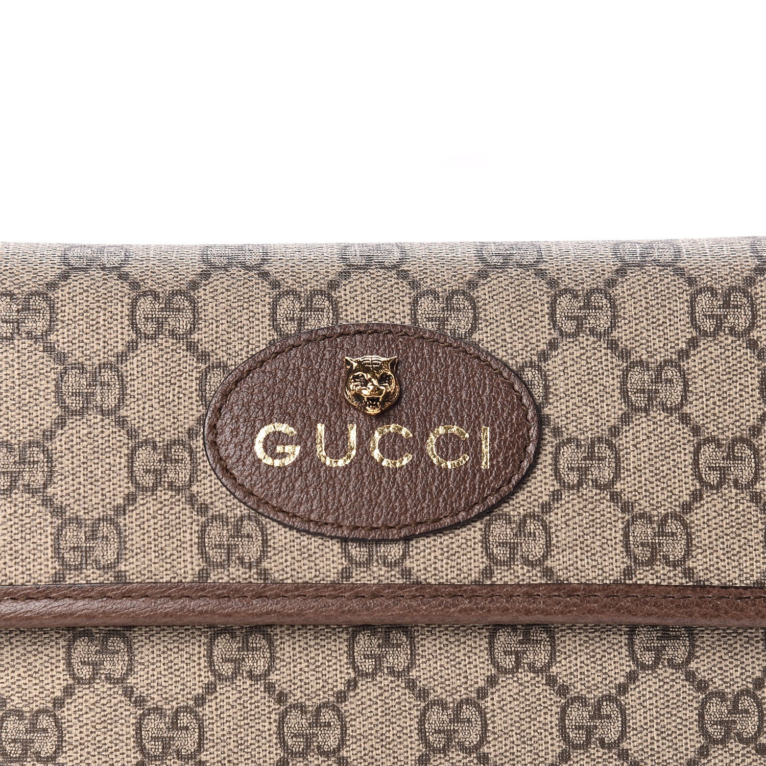 Gucci GG Supreme Monogram Neo Vintage Web Belt Bag Brown 10 of 10