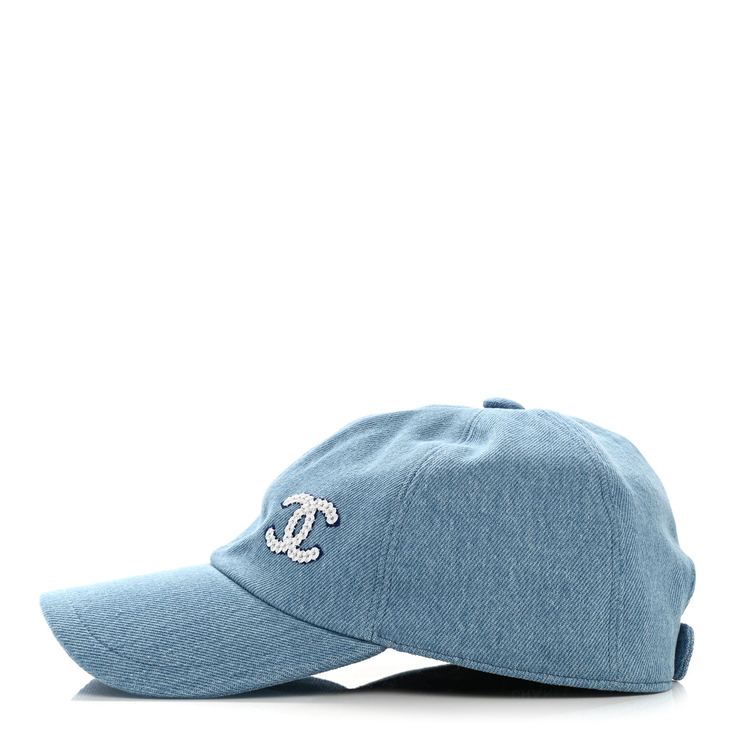 Cotton Sequin CC Cap Hat Blue