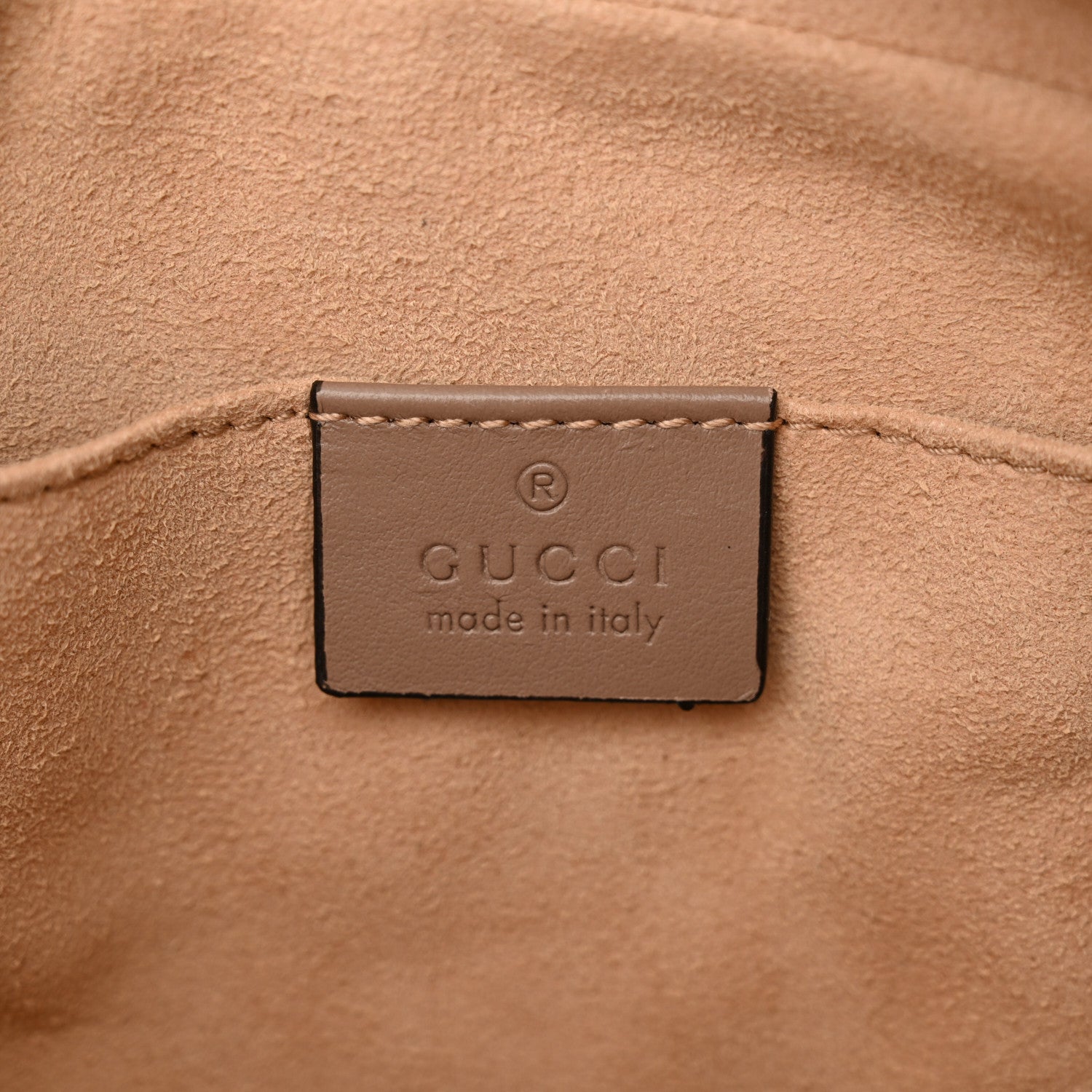 Gucci Calfskin Matelasse Small GG Marmont Chain Shoulder Bag Porcelain Rose 6 of 11