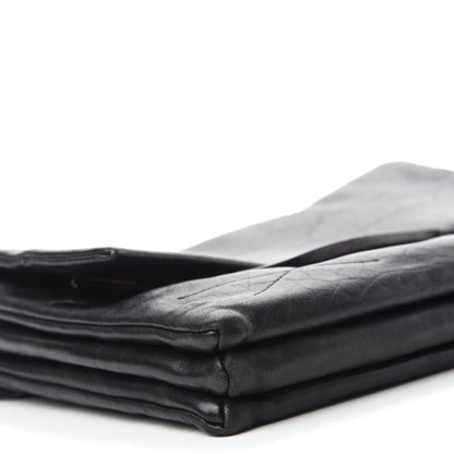 Lanvin Lambskin Quilted Medium Sugar Flap Shoulder Bag Black 6 of 14
