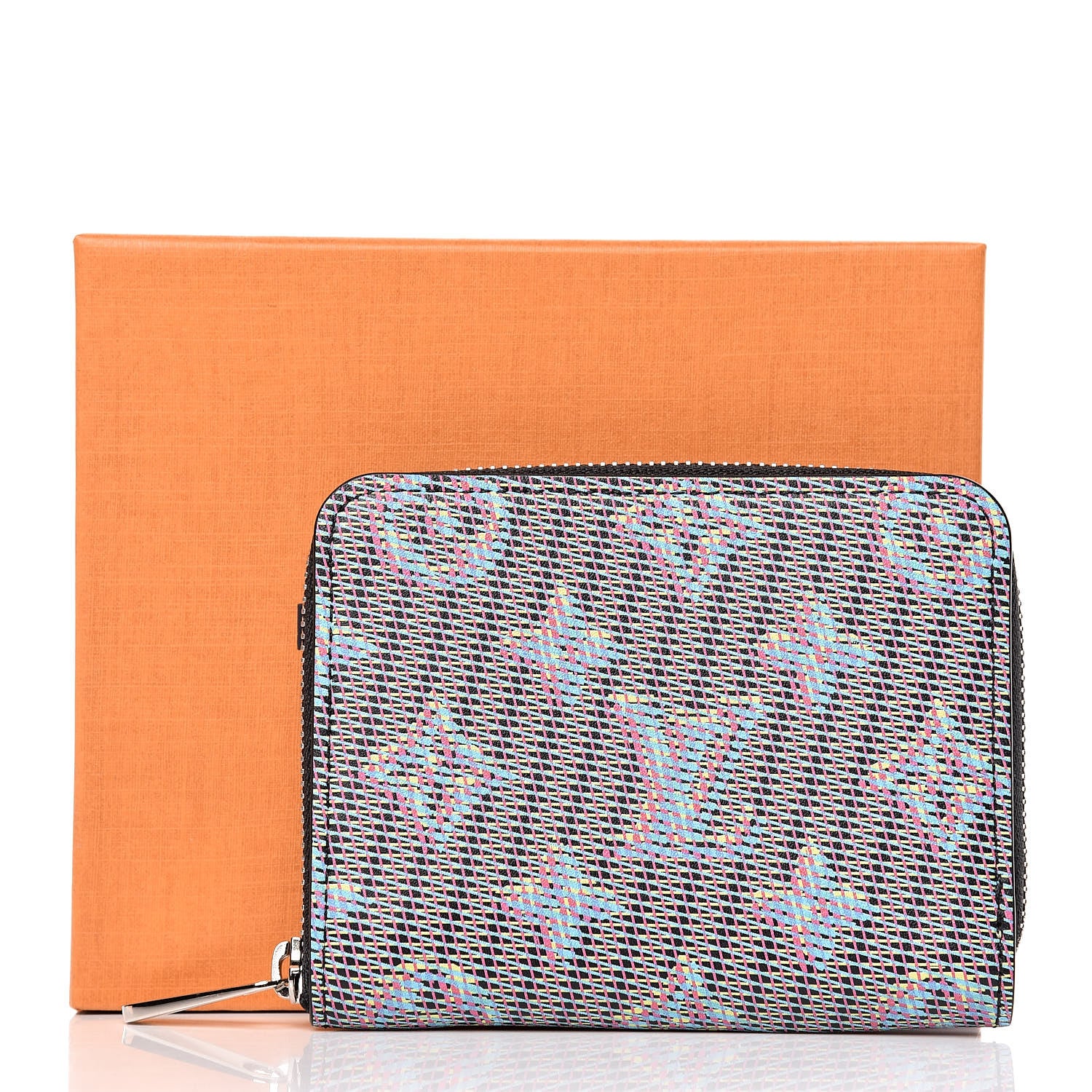 Louis Vuitton Calfskin Monogram LV Pop Zippy Coin Purse Blue 7 of 7