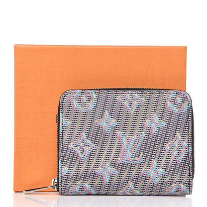 Louis Vuitton Calfskin Monogram LV Pop Zippy Coin Purse Blue 7 of 7