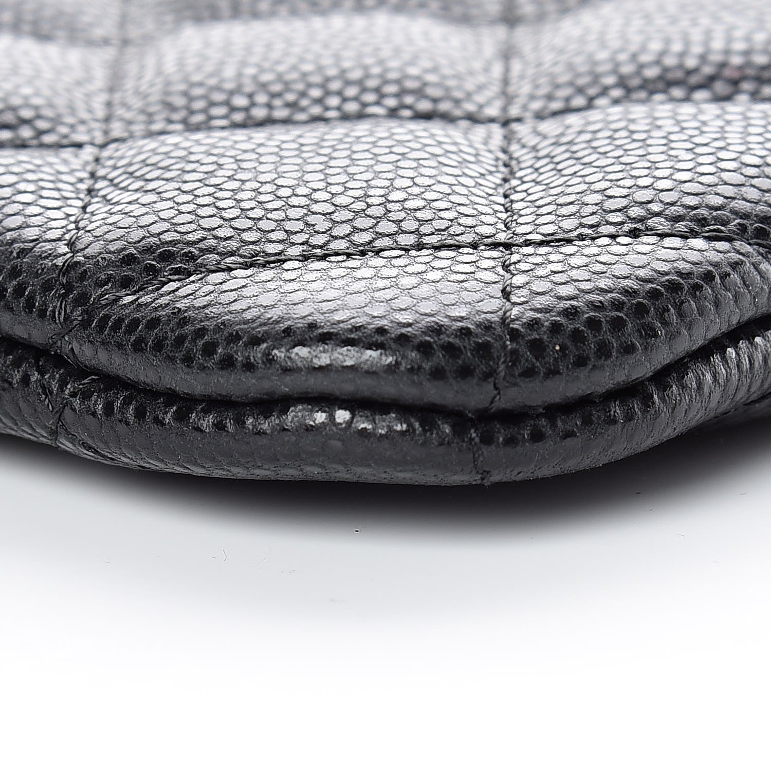 Chanel Caviar Quilted Small Cosmetic Case Black 6 of 9