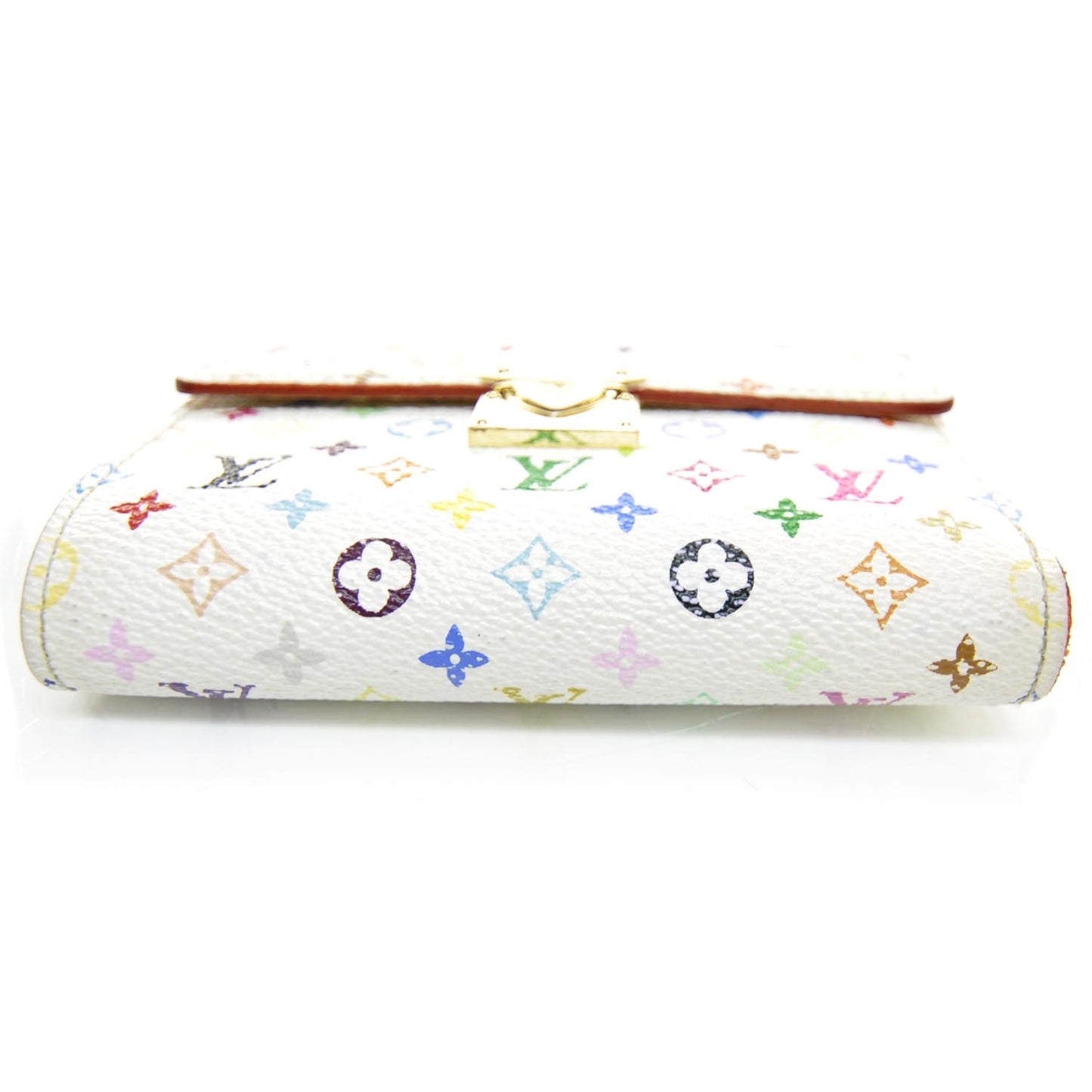 Monogram Multicolor Koala Wallet White